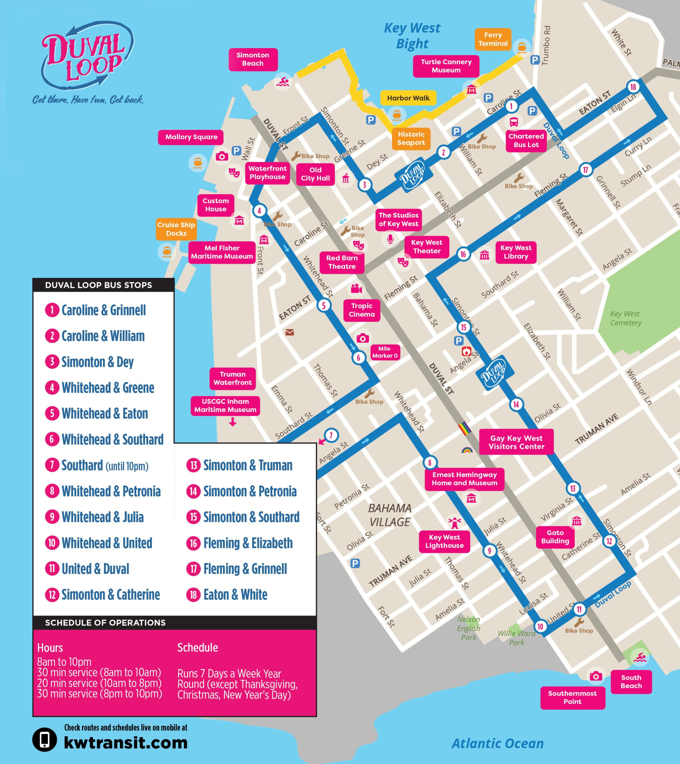 Car-Free Key West Maps &amp;amp; Guides | Car-Free Key West for Printable Map Of Key West Florida