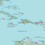 Caribbean Map Collection (Printable)   Gis Geography With Printable Map Of Caribbean Islands With Names