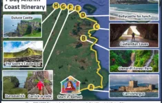 Causeway Coastal Route: Stops, Map + Itinerary (2025) within Map Of Northern Ireland Giant'S Causeway