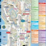 Cedar Point Map And Brochure (2025   1961) | Themeparkbrochures Within Printable Hotel Breakers Cedar Point Property Map