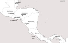 Central America Printable Pdf Maps – Freeworldmaps with Blank Printable Map of Central America
