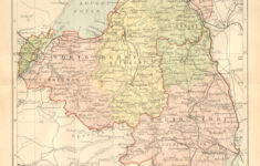 Co. Londonderry. Antique County Map. Ulster. Northern Ireland with Map of County Londonderry Northern Ireland