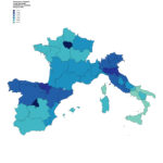 Comparison Of Spanish, French And Italian Subdivisions In Mainland Intended For Map Of France Italy And Spain