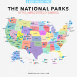 Complete National Parks List 2024 (+ Printable Map) Intended For Free Printable Map Of Us National Parks