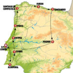 Complete Portugal And Northern Spain End Lisbon'25 Iberian P Morocco For Map Of Northern Portugal And Spain