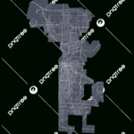 Comprehensive Kansas City Map Streets Cityscapevector Poster Inside Blank Map Of Kansas City