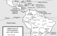 Concisewesternciv throughout Black and White Map of Western Hemisphere