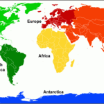 Continent   Wikipedia With Regard To Asia Africa North And South America Map