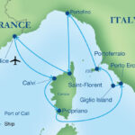 Corsica And The Tuscan Archipelagosea | Smithsonian Journeys For Map Of France Italy And Corsica