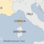 Corsica Profile   Bbc News Intended For Map Of France Italy And Corsica