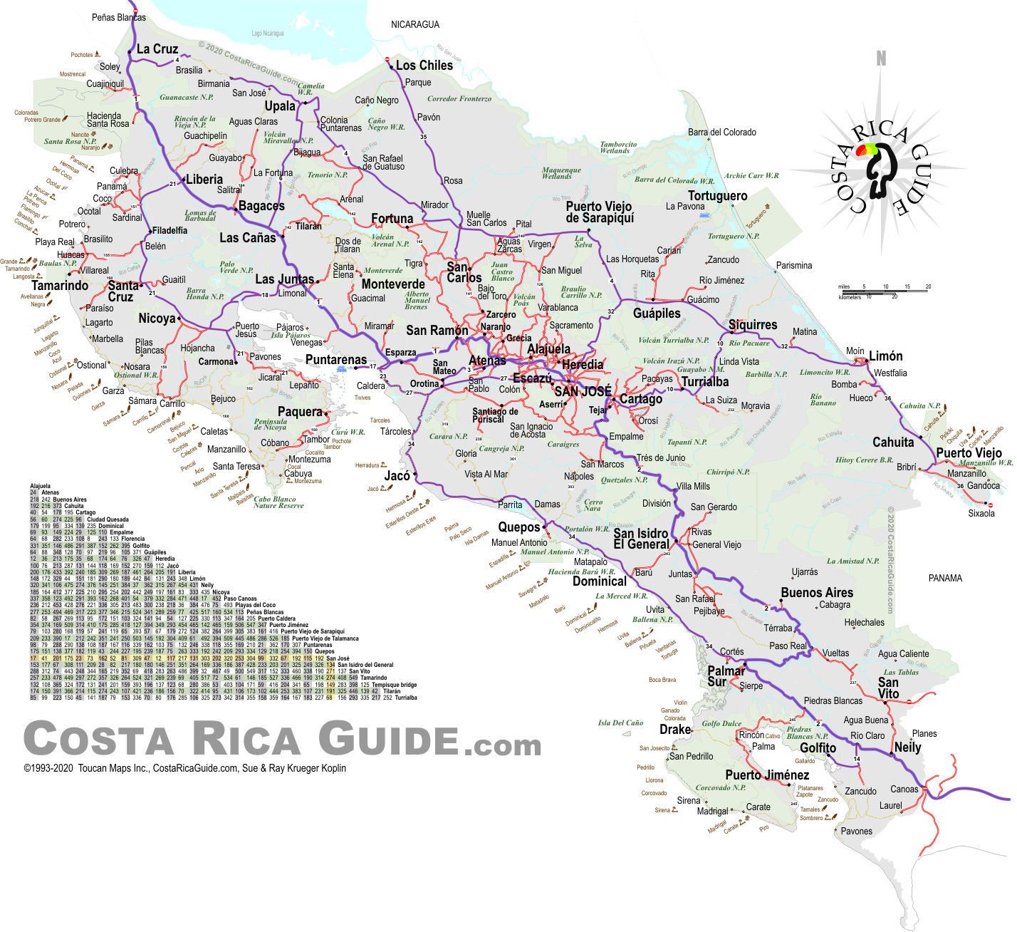 Costa Rica- Free Printable Map Download within Free Printable Map Of Costa Rica