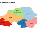 Counties Of Northern Ireland | Mappr In Map Of Counties Northern Ireland