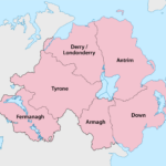 Counties Of Northern Ireland   Wikipedia In Map Of County Tyrone Northern Ireland