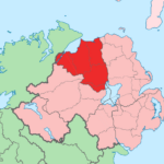 County Londonderry   Wikipedia Intended For Map Of County Derry Northern Ireland