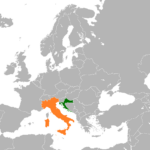 Croatia–Italy Relations   Wikipedia Within Map Of Italy And Croatia