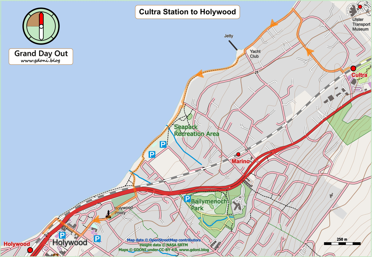 Cultra Station To Holywood | Grand Day Out (Ni) in Map of Holywood Northern Ireland