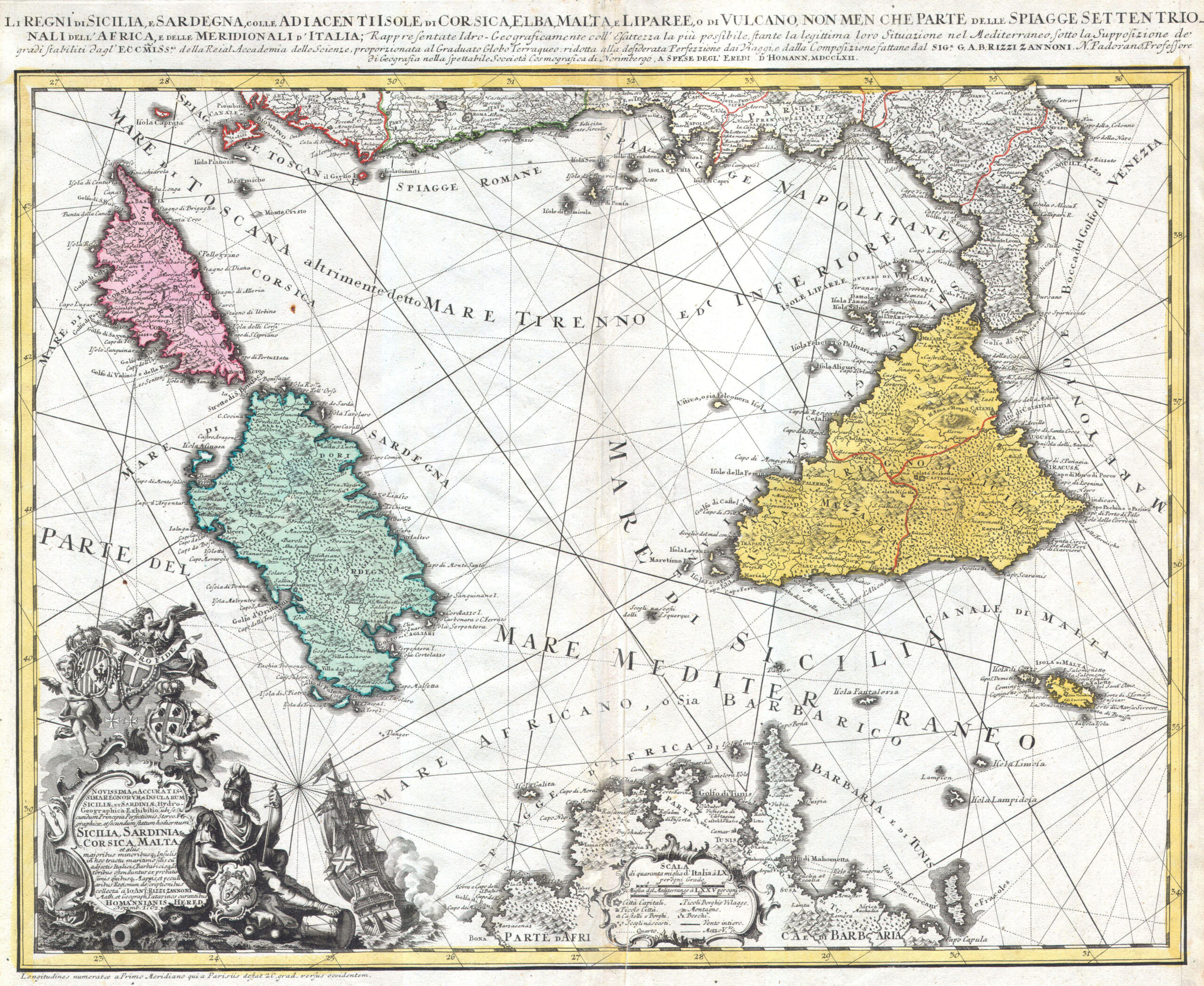 Datei:1762 Homann Heirs Map Of Sicily, Sardinia, Corsica And Malta throughout Map of Italy Sicily and Malta
