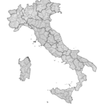 Datei:administrative Map Of Italy Showing Regions, Provinces And For Map Of Italy With Provinces
