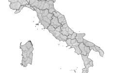 Datei:administrative Map Of Italy Showing Regions, Provinces And with Map Of Provinces In Italy