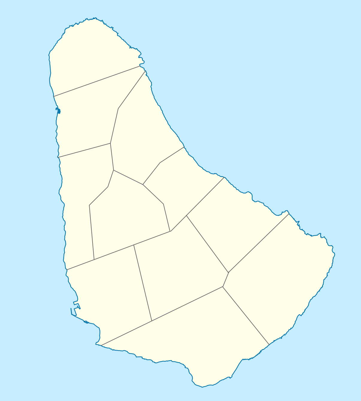 Datei:barbados Location Map.svg – Wikipedia inside Map of Barbados