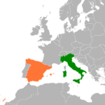 Datei:italy Spain Locator – Wikipedia Inside Map Of Europe Spain And Italy