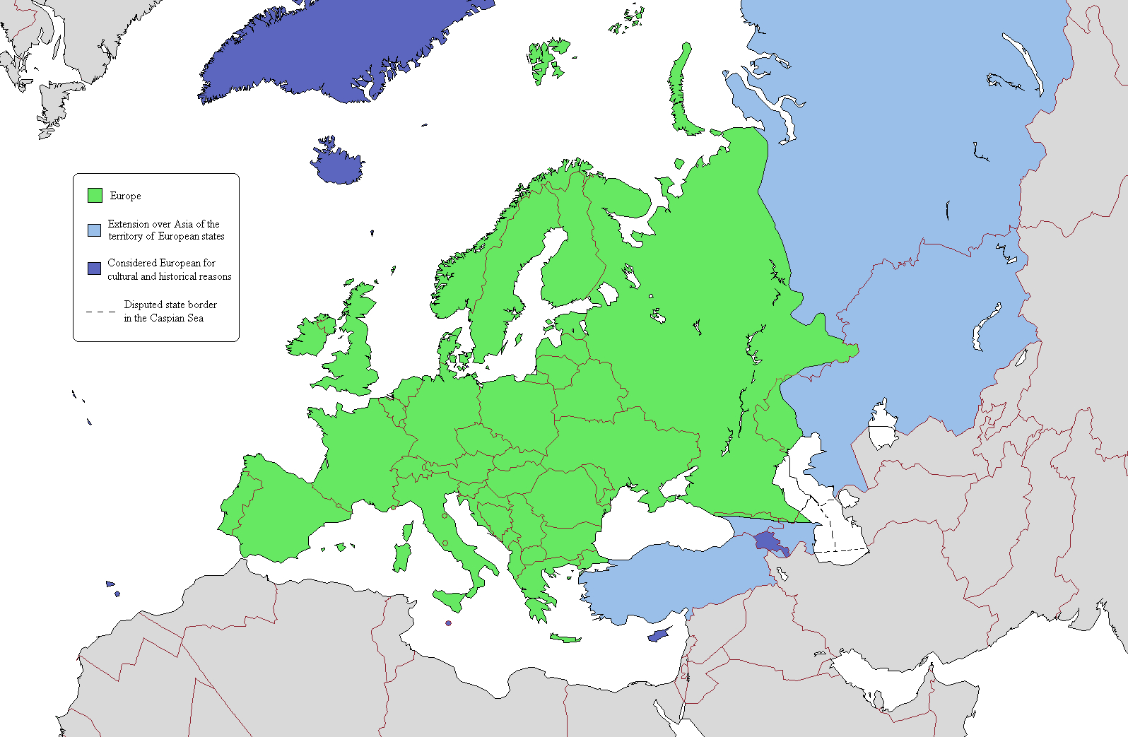 Datei:map Of Europe (Political) – Wikipedia pertaining to Political Map Of Asia And Europe