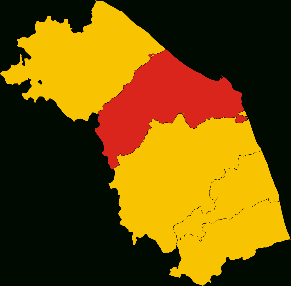 Datei:map Of Province Of Ancona (Region Marche, Italy).Svg – Wikipedia throughout Map of Ancona Region Italy