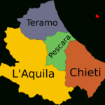 Datei:map Of Region Of Abruzzo, Italy, With Provinces It.svg Within Map Of Italy Abruzzo Region