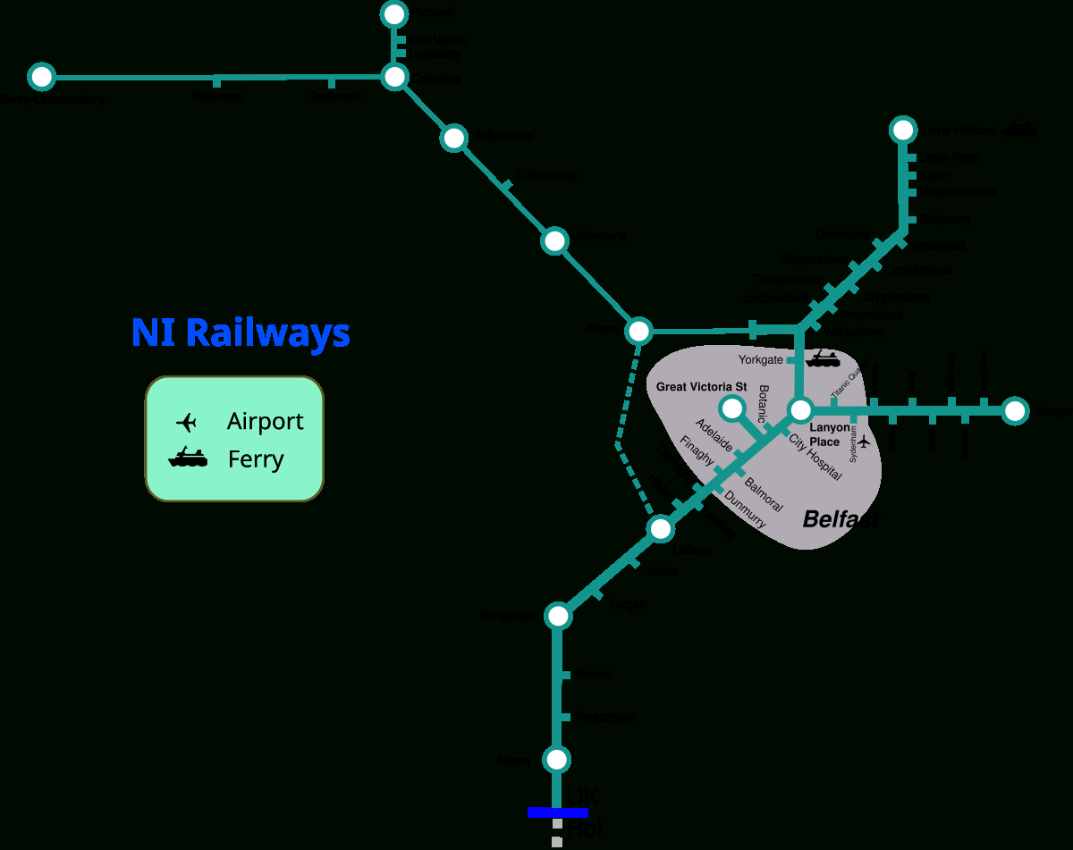 Datei:ni Railways Map.svg – Wikipedia regarding Map of Northern Ireland Railways