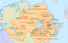 Datei:northern Ireland Counties + Districts – Wikipedia with Map of the Six Counties of Northern Ireland