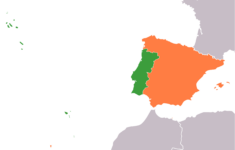 Datei:portugal Spain Locator 2.Svg – Wikipedia inside Map of Spain and Portugal Border