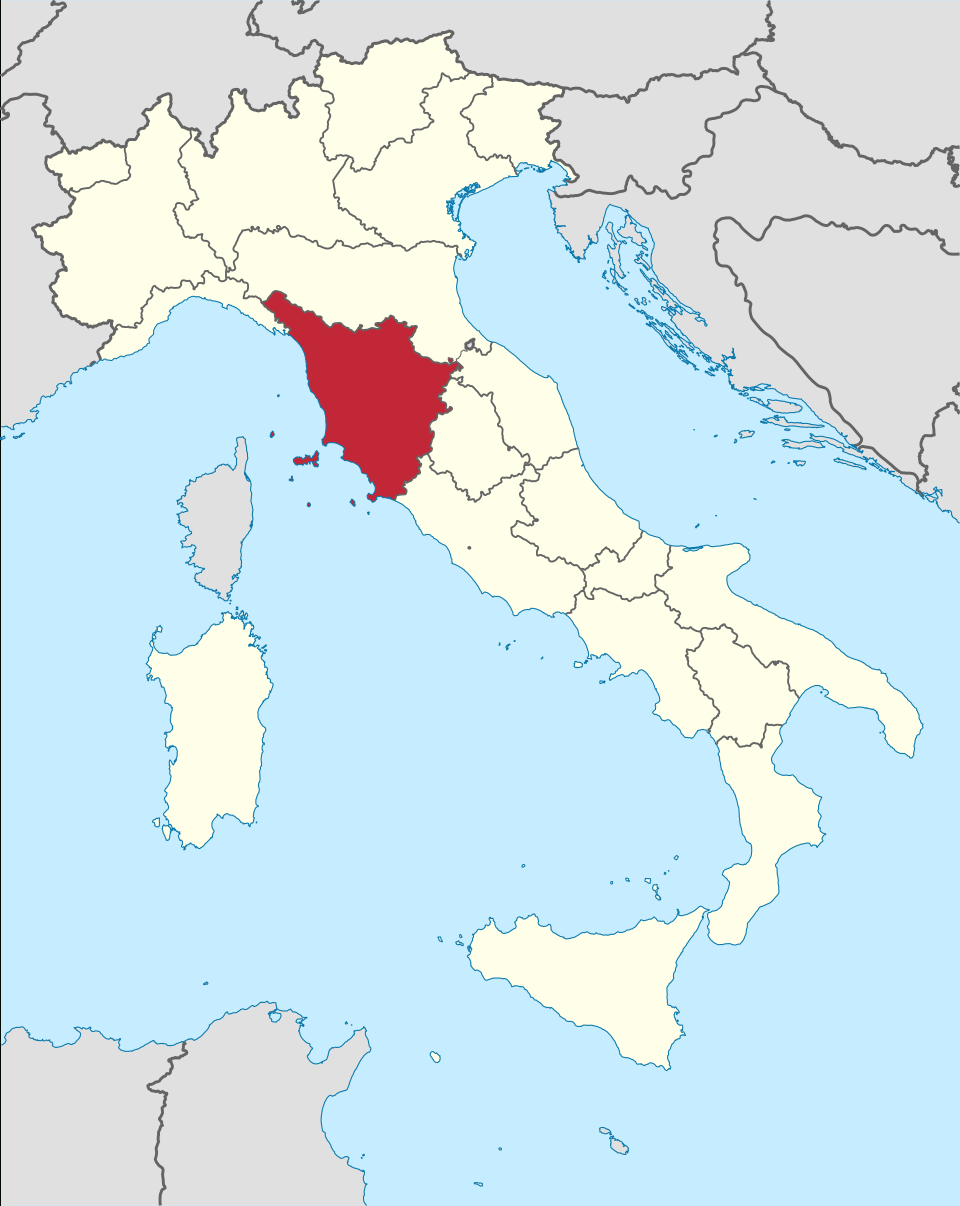 Datei:tuscany In Italy.svg – Wikipedia pertaining to Tuscany On Map Of Italy