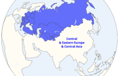 Datei:wikimedia Regions - Central &amp; Eastern Europe &amp; Central Asia throughout Map of Central Asia and Eastern Europe