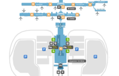 Denver International Airport Map – Terminals And Gates regarding Detailed Printable Map of Denver International Airport