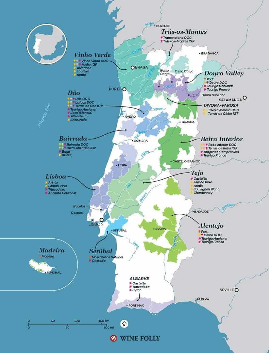 Denver Wine Tasting Adventure: The Iberian Peninsula for Map Of Spain And Portugal Wine Regions