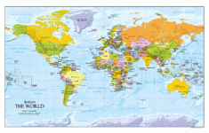 Desktop Size World Map : Xyz Maps pertaining to World Map To Print On A3 Paper