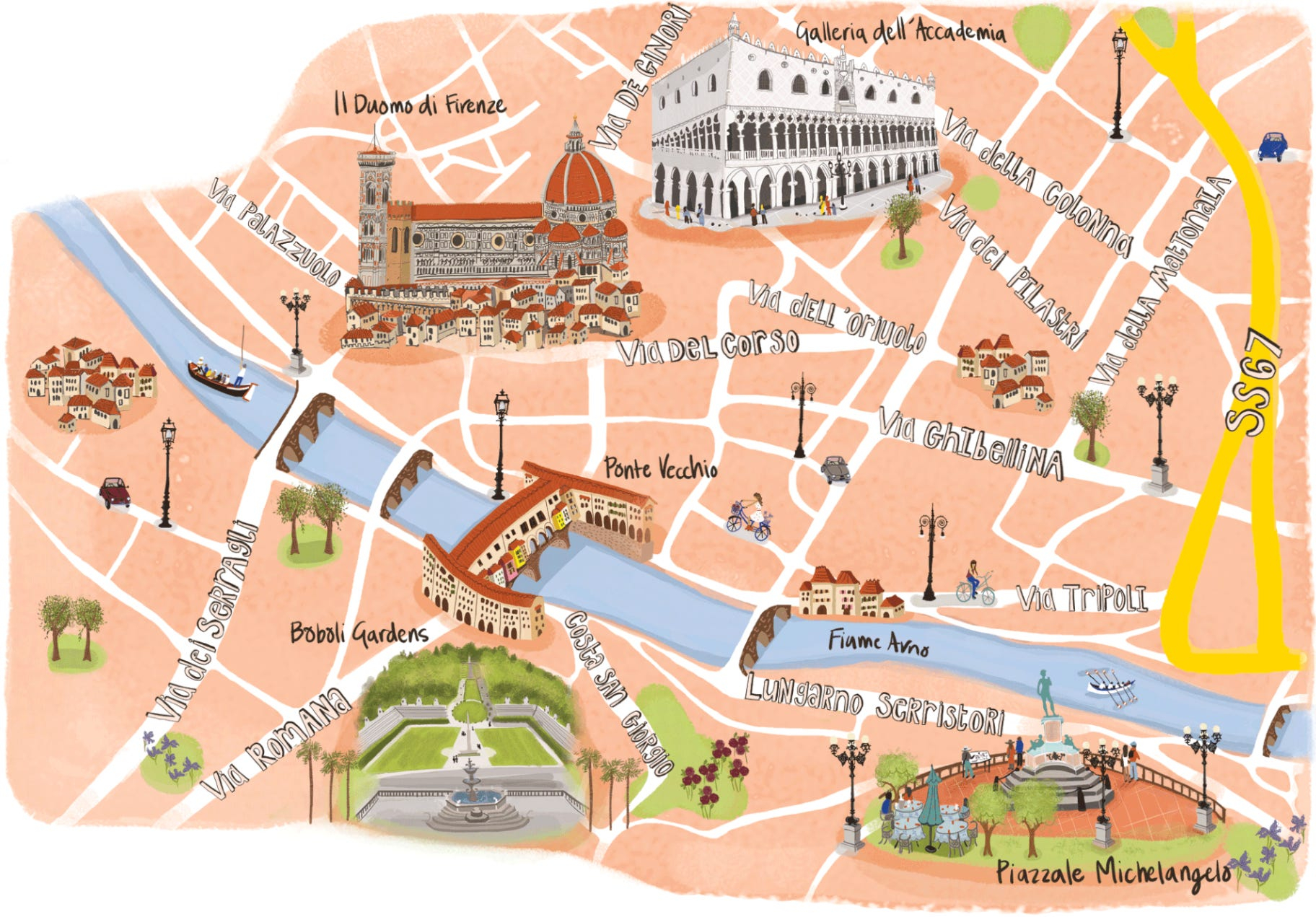 Destination Spotlight: Florence Travel Guide within Map Of Florence Italy Attractions