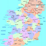 Detailed Administrative Map Of Ireland With Major Cities | Ireland Intended For Map Of Ireland And Northern Ireland With Cities Detailed Administrative Map Of Ireland With Major Cities | Ireland Intended For Map Of Ireland And Northern Ireland With Cities