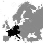 Detailed Black Flat Political Map Of Alpine Countries (Austria Inside Map Of France Germany Switzerland Austria And Italy Detailed Black Flat Political Map Of Alpine Countries (Austria Inside Map Of France Germany Switzerland Austria And Italy