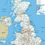 Detailed Large Road Map Of United Kingdom   Ezilon Maps Intended For Driving Map Of England And Scotland