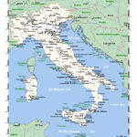 Detailed Map Of Italy With Major Cities | Italy | Europe Pertaining To Map Of Major Cities In Italy