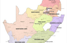Detailed Map Of South Africa intended for Free Printable Map of South Africa