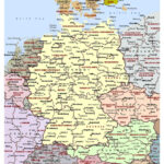 Detailed Political Map Of Germany With Administrative Divisions Regarding Printable Map Of Germany With Cities Detailed Political Map Of Germany With Administrative Divisions Regarding Printable Map Of Germany With Cities