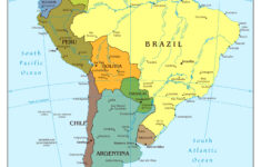 Detailed Political Map Of South America With Capitals And Major with regard to Map Of North And South America With Capitals