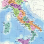 Detailed Regions Map Of Italy With Major Cities | Italy | Europe With Regard To Map Of Regions Of Italy With Cities