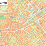 Detailed Tourist Maps Of Bergamo | Italy | Free Printable Maps Of Within City Map Of Bergamo Italy