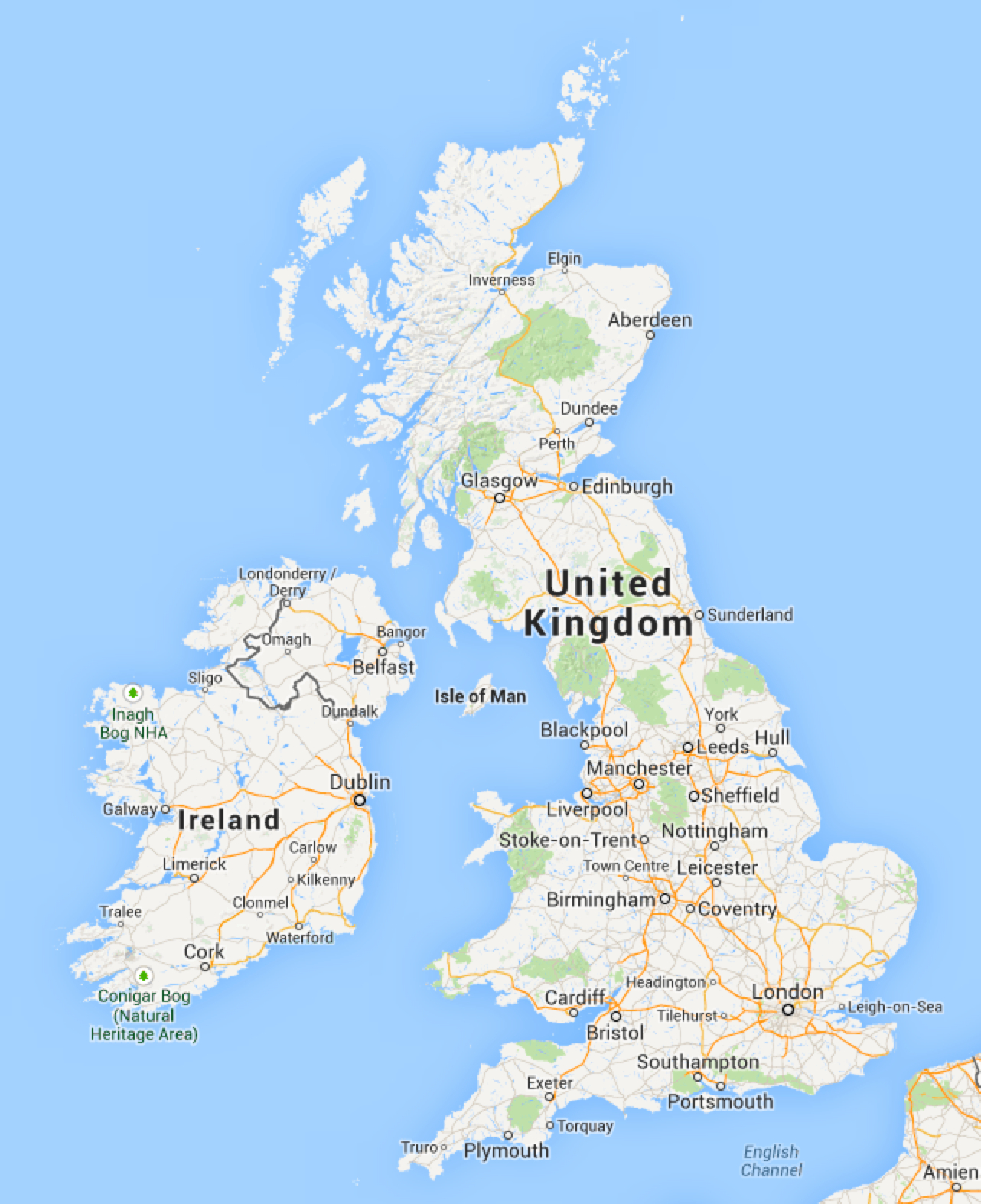 Did Google Maps Lose England, Scotland, Wales &amp;amp; Northern Ireland? with Map of Ireland England and Scotland