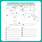 Discover 8 My Saves And Social Studies Worksheets Ideas On This Regarding Continents And Oceans Blank Map Printable