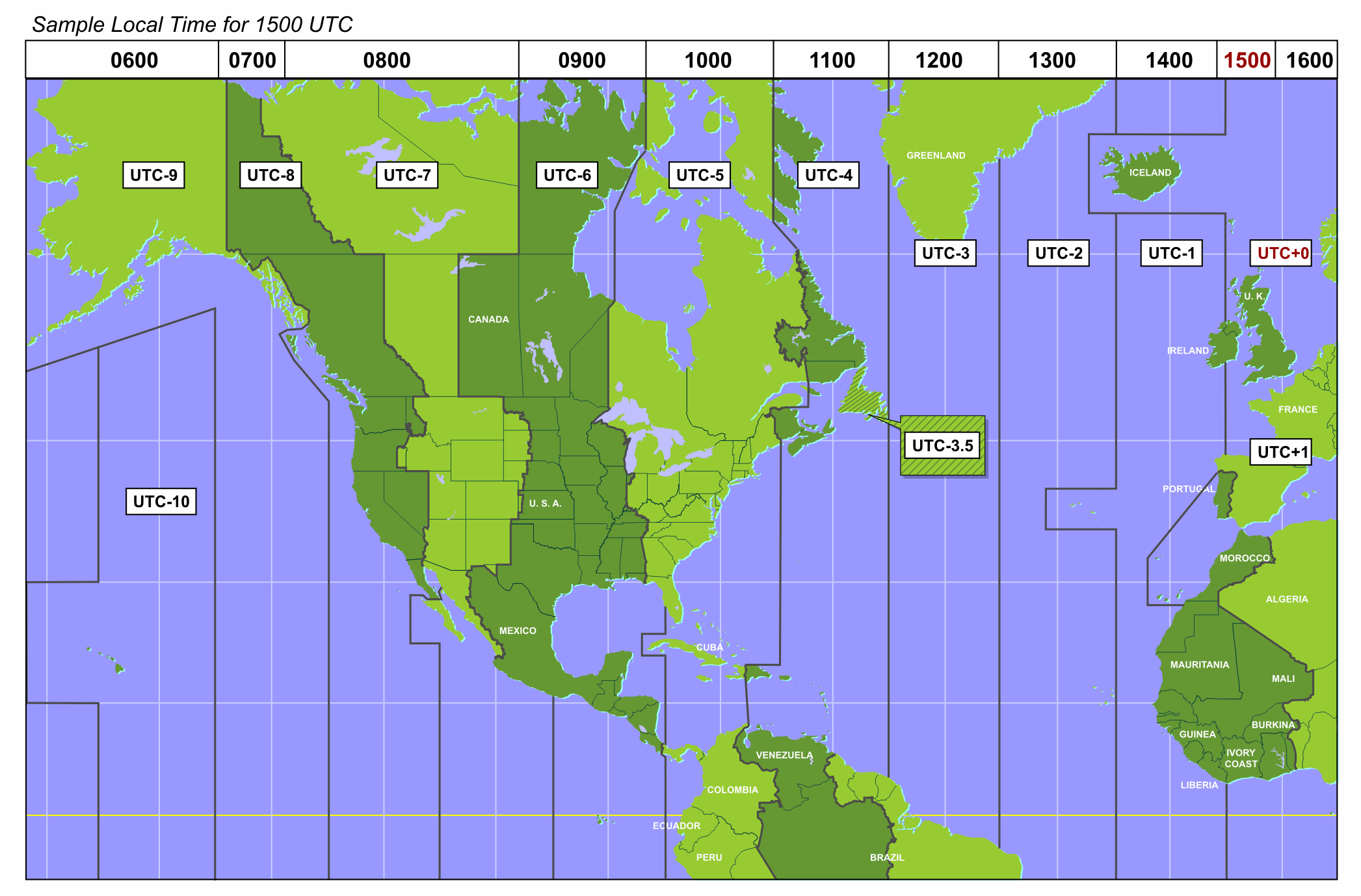 Does Anybody Really Know What Time It Is? | Meteo 3: Introductory pertaining to Map Of Western Hemisphere Time Zones