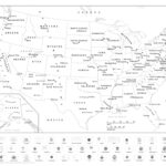 Download And Color A Free World Or United States Map With Flags Throughout Printable United States Map Coloring Page
